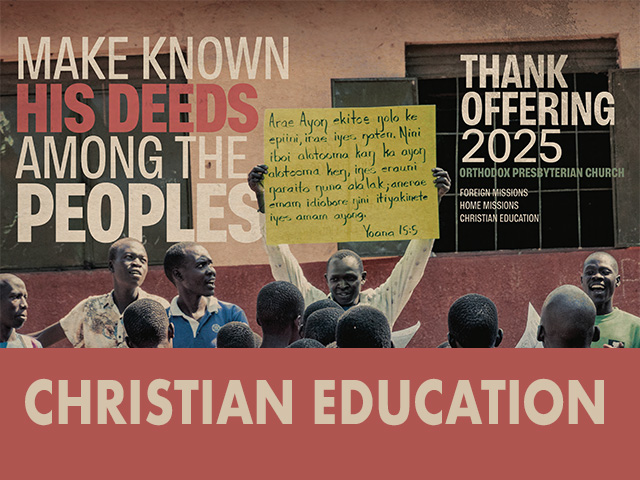 Christian Education ~ 2025 Thank Offering