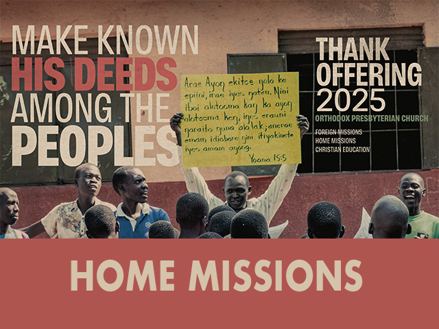 Home Missions ~ 2025 Thank Offering