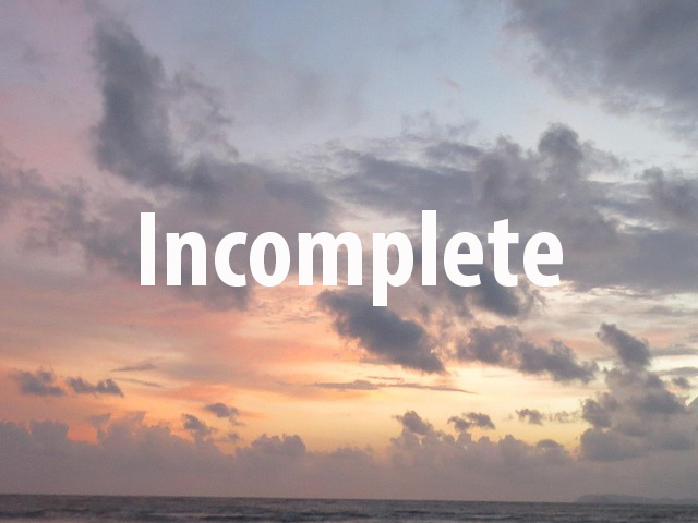 Incomplete image