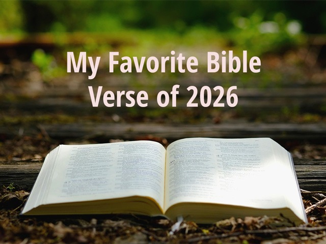 My Favorite Bible Verse of 2026